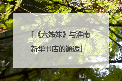 《六姊妹》与淮南新华书店的邂逅