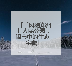 「风物郑州」人民公园：闹市中的生态宝藏