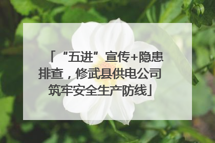 “五进”宣传+隐患排查，修武县供电公司筑牢安全生产防线