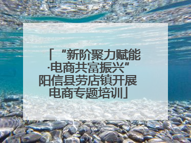 “新阶聚力赋能·电商共富振兴”阳信县劳店镇开展电商专题培训