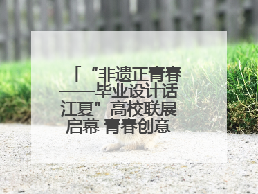 “非遗正青春——毕业设计话江夏”高校联展启幕 青春创意激活千年文脉