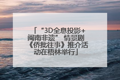 “3D全息投影+闽南非遗” 情景剧《侨批往事》推介活动在梧林举行