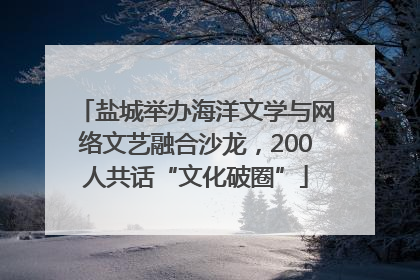 盐城举办海洋文学与网络文艺融合沙龙，200人共话“文化破圈”