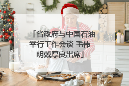 省政府与中国石油举行工作会谈 毛伟明戴厚良出席