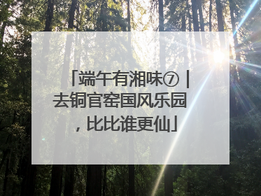 端午有湘味⑦｜去铜官窑国风乐园，比比谁更仙