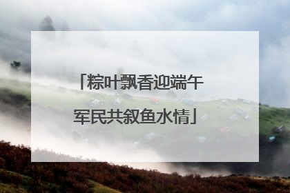 粽叶飘香迎端午 军民共叙鱼水情