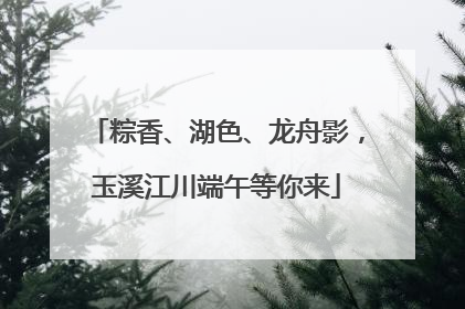 粽香、湖色、龙舟影，玉溪江川端午等你来