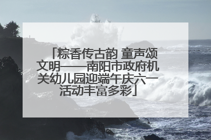 粽香传古韵 童声颂文明——南阳市政府机关幼儿园迎端午庆六一活动丰富多彩