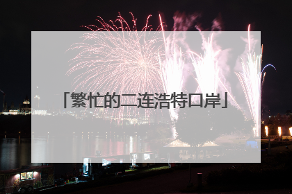 繁忙的二连浩特口岸
