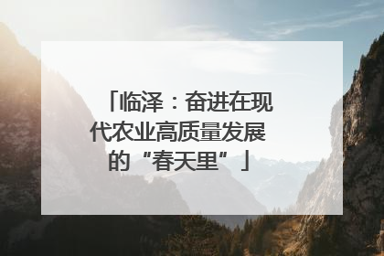 临泽：奋进在现代农业高质量发展的“春天里”