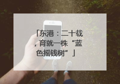 东港：二十载，育就一株“蓝色摇钱树”
