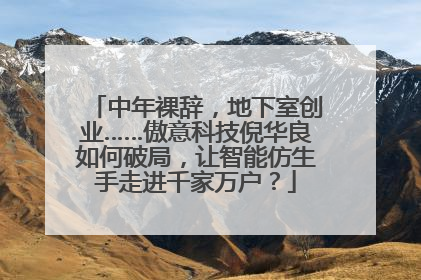 中年裸辞，地下室创业……傲意科技倪华良如何破局，让智能仿生手走进千家万户？