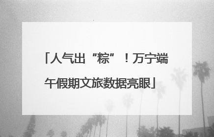 人气出“粽”！万宁端午假期文旅数据亮眼