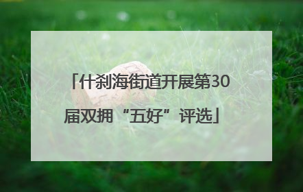 什刹海街道开展第30届双拥“五好”评选