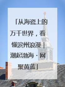 从海瓷上的万千世界，看懂滨州浪漫｜潮起渤海・网聚黄蓝