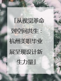 从视觉革命到空间共生：杭州美职毕业展呈现设计新生力量