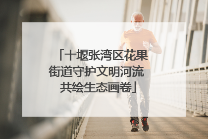 十堰张湾区花果街道守护文明河流 共绘生态画卷