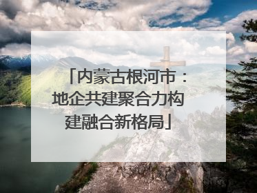 内蒙古根河市：地企共建聚合力构建融合新格局