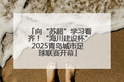 向“苏超”学习看齐！“海川建设杯”2025青岛城市足球联赛开幕