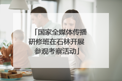 国家全媒体传播研修班在石林开展参观考察活动