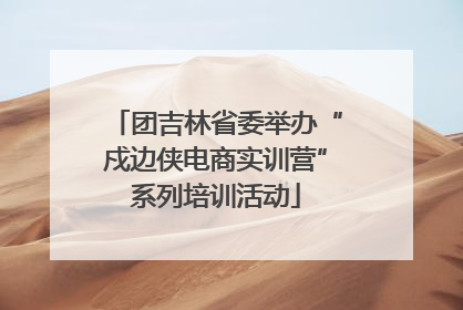 团吉林省委举办“戍边侠电商实训营”系列培训活动