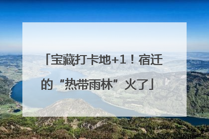 宝藏打卡地+1！宿迁的“热带雨林”火了