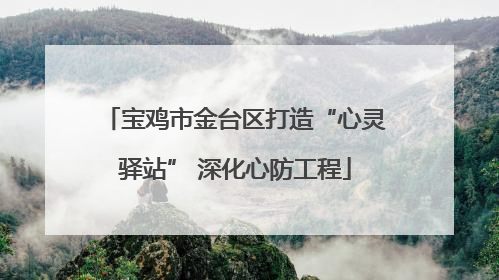 宝鸡市金台区打造“心灵驿站” 深化心防工程