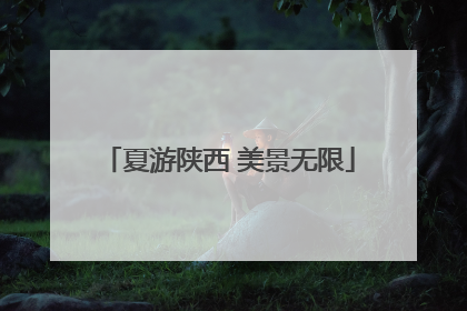 夏游陕西 美景无限