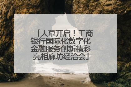 大幕开启！工商银行国际化数字化金融服务创新精彩亮相廊坊经洽会