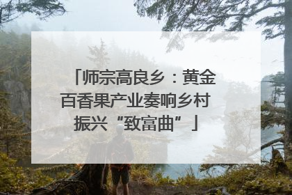师宗高良乡：黄金百香果产业奏响乡村振兴“致富曲”