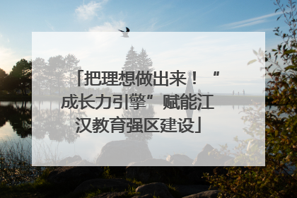 把理想做出来！“成长力引擎”赋能江汉教育强区建设