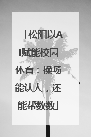 松阳以AI赋能校园体育：操场能认人，还能帮数数