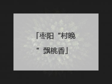 枣阳“村晚”飘桃香