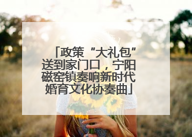 政策“大礼包”送到家门口，宁阳磁窑镇奏响新时代婚育文化协奏曲