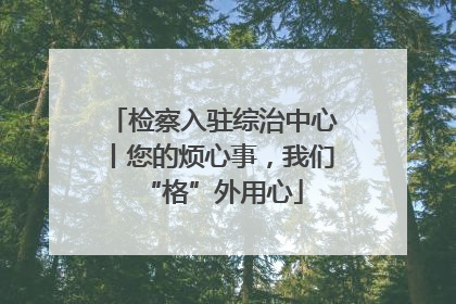 检察入驻综治中心丨您的烦心事，我们“格”外用心