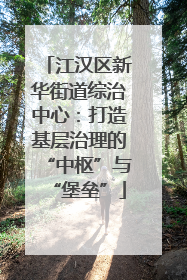 江汉区新华街道综治中心：打造基层治理的“中枢”与“堡垒”