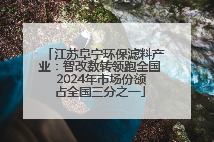江苏阜宁环保滤料产业：智改数转领跑全国 2024年市场份额占全国三分之一