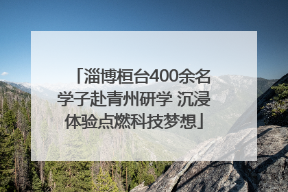淄博桓台400余名学子赴青州研学 沉浸体验点燃科技梦想