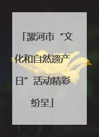 漯河市“文化和自然遗产日”活动精彩纷呈