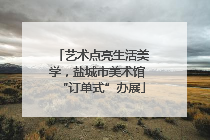 艺术点亮生活美学，盐城市美术馆“订单式”办展