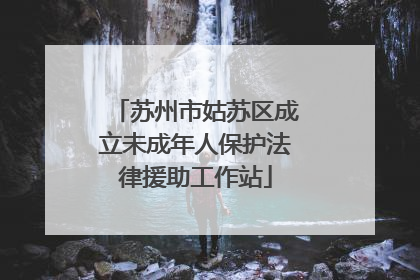 苏州市姑苏区成立未成年人保护法律援助工作站