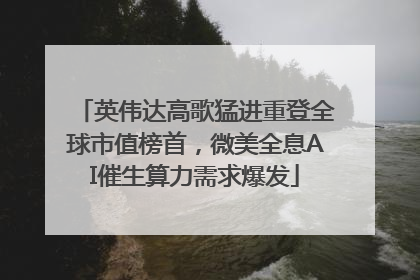 英伟达高歌猛进重登全球市值榜首，微美全息AI催生算力需求爆发