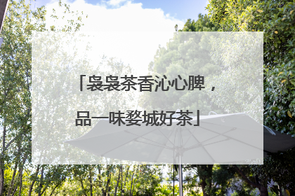 袅袅茶香沁心脾，品一味婺城好茶