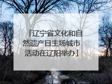 辽宁省文化和自然遗产日主场城市活动在辽阳举办
