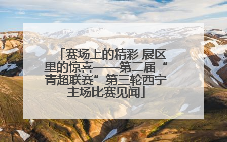 赛场上的精彩 展区里的惊喜——第二届“青超联赛”第三轮西宁主场比赛见闻