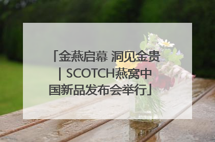金燕启幕 洞见金贵｜SCOTCH燕窝中国新品发布会举行