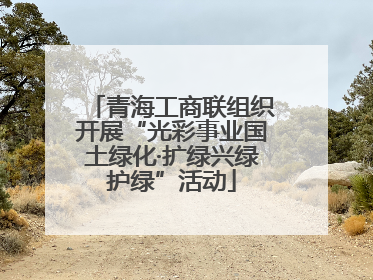 青海工商联组织开展“光彩事业国土绿化·扩绿兴绿护绿”活动