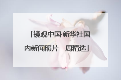 镜观中国·新华社国内新闻照片一周精选