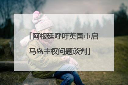 阿根廷呼吁英国重启马岛主权问题谈判