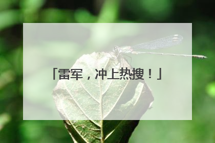 雷军，冲上热搜！